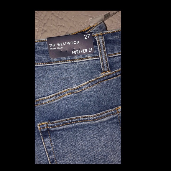 Medium wash jeans; Style:MomJeans , brand new - Picture 2 of 4
